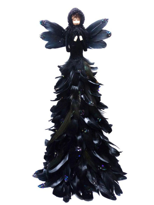 Supergreens Christmas Figure Cherub Black Height 68cm