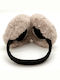 Γυναικείο Earmuff Πλεκτό σε Μπεζ χρώμα