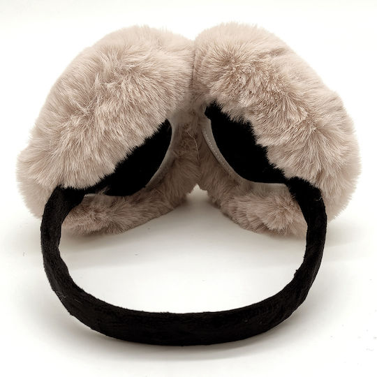 Frauen Gehörschutz Gestrickt in Beige Farbe