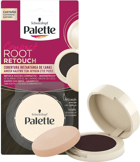 Palette Root Retouch Προσωρινή Βαφή Μαλλιών Καφέ 3gr