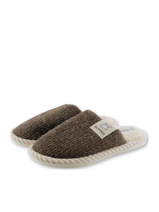 Winter Women's Slippers Brown