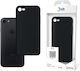 3MK Silicone Back Cover Durable Black (iPhone 8/7)