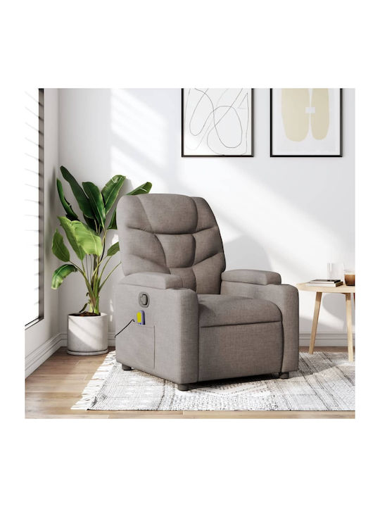 Fotoliu Relax Masaj cu Puf Tapiserie 74x89x100cm