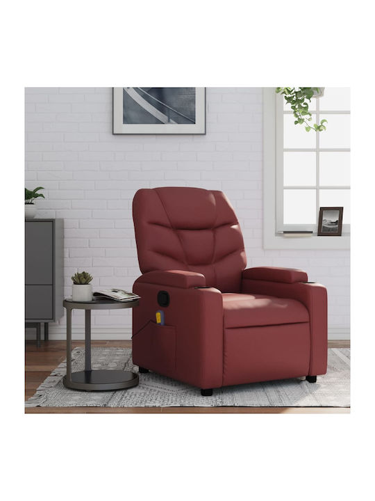 Relax Armchair Massage with Footstool from Leat...