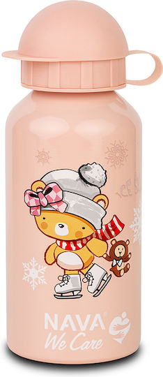 Nava Bottle Thermos Stainless Steel BPA Free 400ml Pink