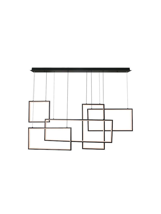 V-TAC Pendant Light LED with Warm White Light Black