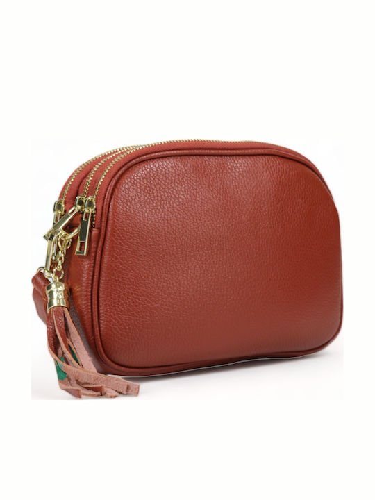 Passaggio Leather Δερμάτινη Γυναικεία Τσάντα Χι...