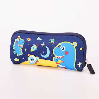 NOHOO Pencil Case with 1 Compartment Blue