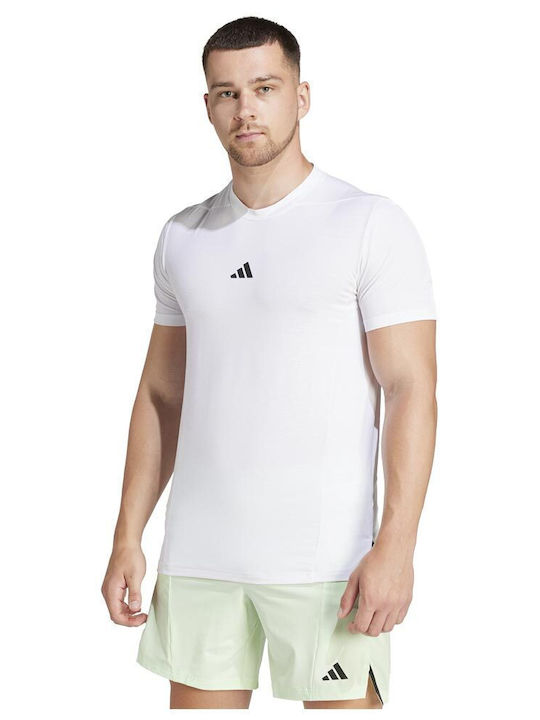 adidas Designt Aeroready Sportliches T-Shirt Weiß