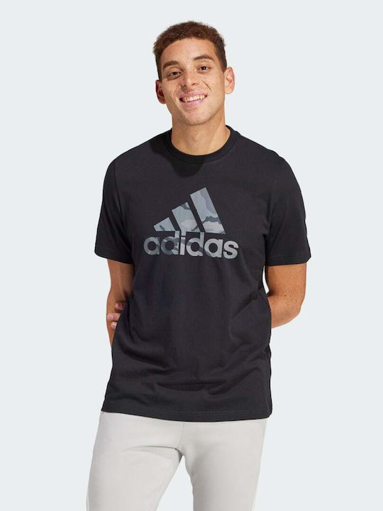 Adidas Badge Tricou sportiv pentru bărbați cu mâneci scurte Negru