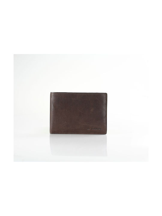 La Martina Men's Leather Wallet Brown