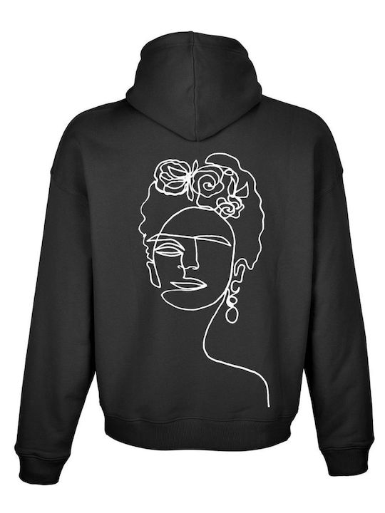 Young It Hoodie Frida Kahlo Black