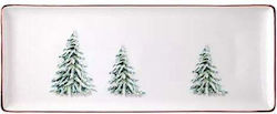 Noel Platter with Christmas Trees