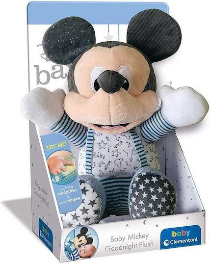 Baby Clementoni Jucărie pentru Bebeluși Mickey Goodnight cu muzică