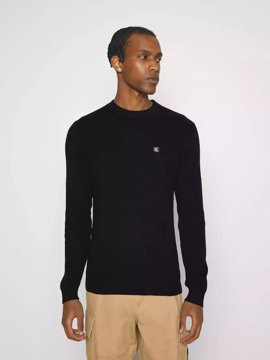 Calvin Klein Bluza Bărbătească cu Mânecă Lungă BLACK