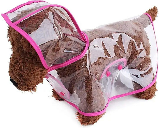 Transparent Waterproof Dog Coat with Hood