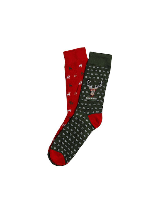 Admas Men's Christmas Socks Colorful 2Pack