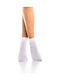 Inizio Women's Solid Color Socks WHITE