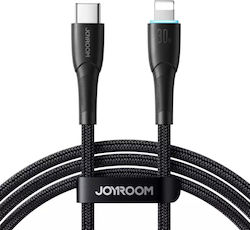 Joyroom Braided USB-C to Lightning Cable 30W Μαύρο 1m (SA32-CL3)