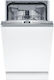Bosch Mașină de spălat vase complet încorporabilă cu Wi-Fi pentru 10 seturi de vase L45xÎ82cm