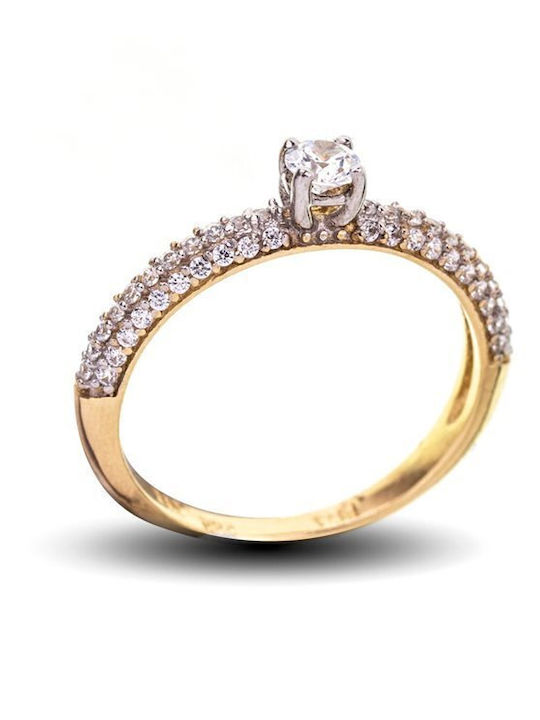 Paraxenies Women's Gold Ring 14K Paraxenies Women's Gold Ring 14K