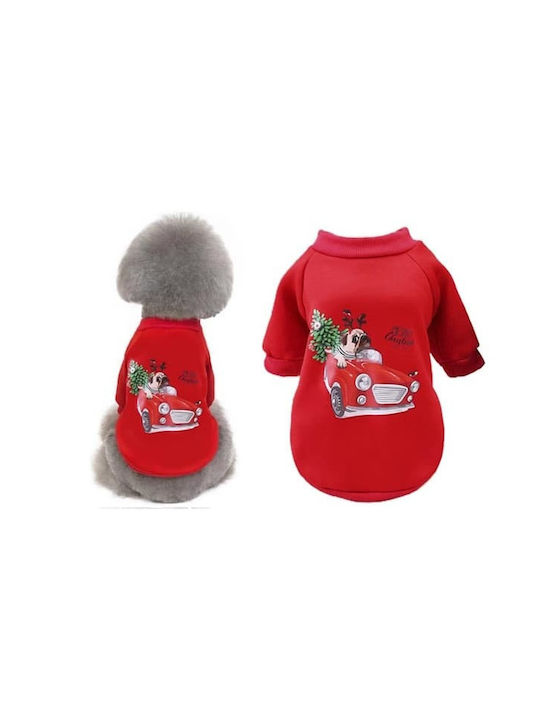 Value Imports Sweatshirt Hund in Rot Farbe 30cm.