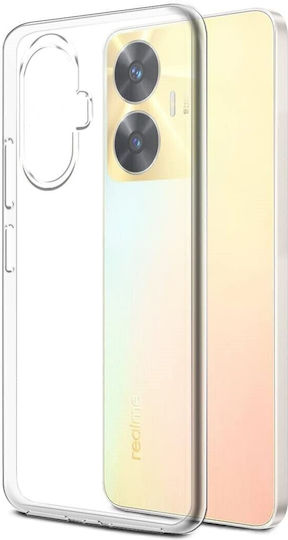Techwave Ultra Slim 0,5 Umschlag Rückseite Silikon 0.5mm Transparent (Realme C55)