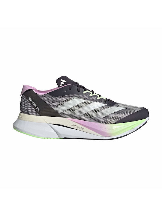 Adidas Adizero Boston 12 Ανδρικά Αθλητικά Παπούτσια Running Μαύρα