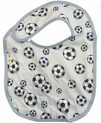 Akuku Σαλιάρα Υφασμάτινη με Αυτοκόλλητο Blue Football