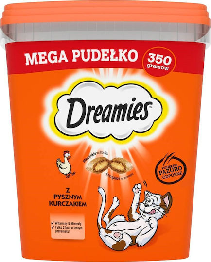 Dreamies Treats with Chicken for Elderly Cats 350gr