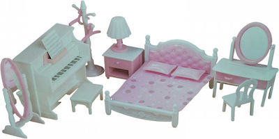 Σετ Κρεβατοκάμαρας Furniture for Dollhouse