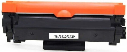 Premium Compatible Toner for Laser Printer Brother TN2420, TN2410 3000 Pages Black with Chip