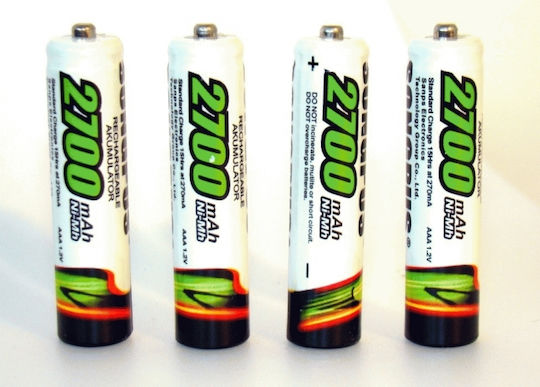 Songpus Επαναφορτιζόμενη Μπαταρία AAA Ni-MH 2700mAh 1.2V 1τμχ