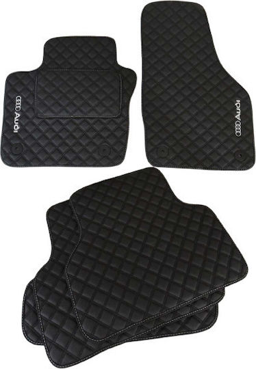 3Lines Set of Front and Rear Mats 5pcs for Audi Q3 Black