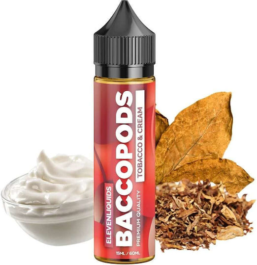 Eleven Liquids Flavor Shot Baccopods 15ml/60ml 1pcs Tobacco Cream