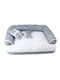 Sofa Dog Bed Gray 80x60cm