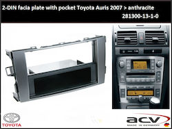 Ice DIN Fascia Panels 2 Din for Mercedes-Benz R Scania R Toyota Auris 2006-2012