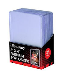 Ultra Pro Premium s 3"x4" Toploader 25τμχ Διάφανα