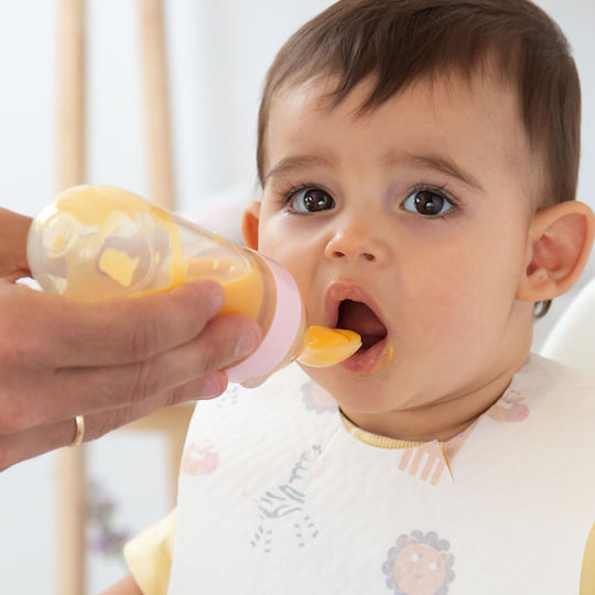 Kiokids Silicone Baby Feeder for 6+ months Pink