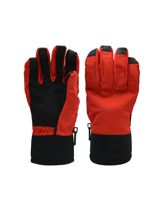 Brims and Trims Women's Ski & Snowboard Gloves Red