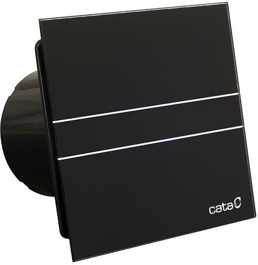 Cata E-100 Wandmontage Lüfter für das Badezimmer 98mm Schwarz