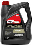 Revline Συνθετικό Λάδι Αυτοκινήτου Ultra Force 5W-40 A3/B4 4lt