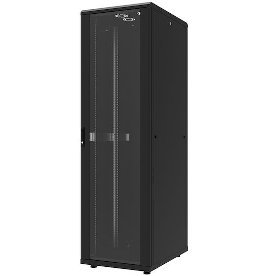 Canovate Επιδαπέδια Καμπίνα Rack 42U 60x60cm Μαύρο CSN-9-4266A