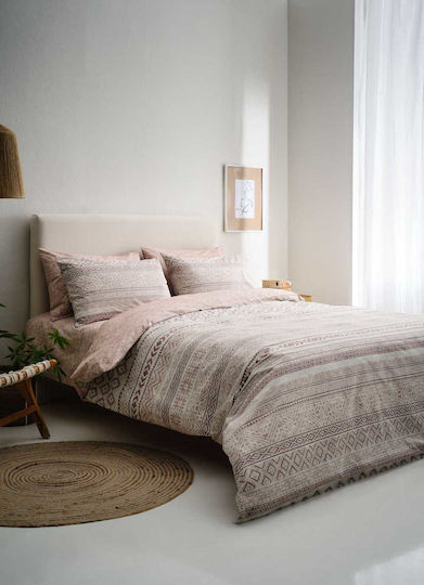 Vesta Home Пухено Полутора 190x230бр Amorgos-2 Terracotta 350 г/м²Gsm 11.5 togs Togs
