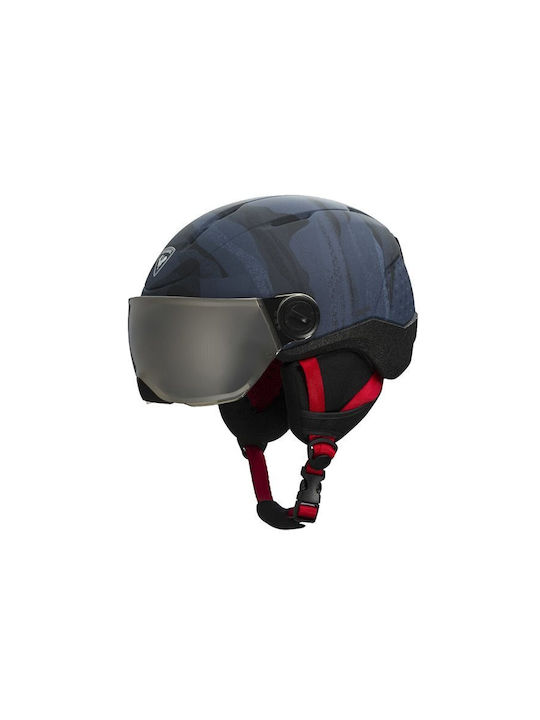 Rossignol Whoopee Visor Impacts Kids Helmet for Ski & Snowboard Blue