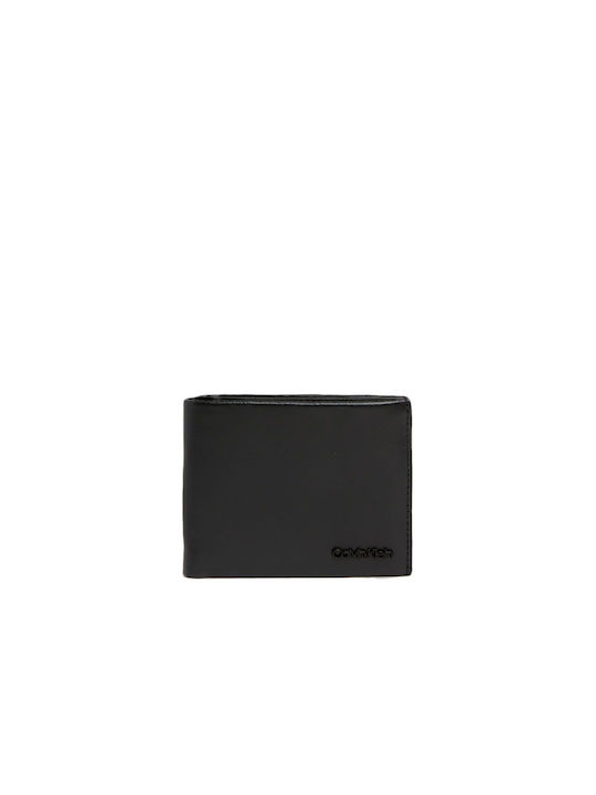 Calvin Klein Bifold Wallet Δερμάτινο Ανδρικό Πορτοφόλι Καρτών με RFID Μαύρο