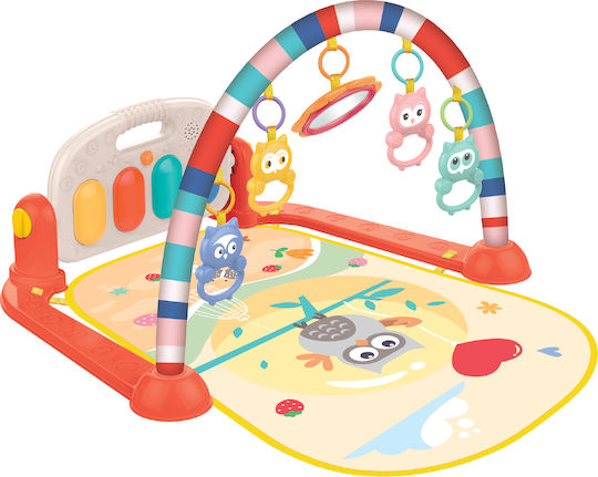 Kikka Boo Happy Owl Activity Gym with Music for Newborns