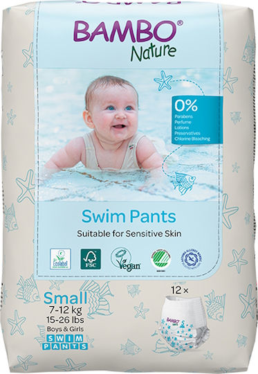 Bambo Nature Swim Diapers Swimpants for 7-12kg 12pcs