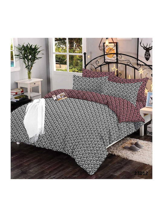 Marwa Duvet Cover Set Cotton Single with Pillowcase 160x240 Multicolored