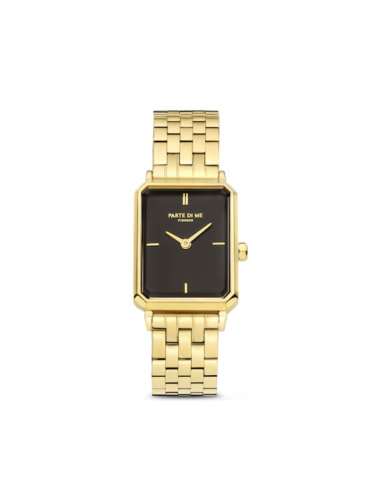 Parte Di Me Watch Battery with Gold Metal Bracelet